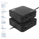 ACT AC7150 Universeel USB-C Dockingstation 4K, voor 2 HDMI/DisplayPort monitoren, DisplayLink, compact model