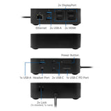 ACT AC7150 Universeel USB-C Dockingstation 4K, voor 2 HDMI/DisplayPort monitoren, DisplayLink, compact model