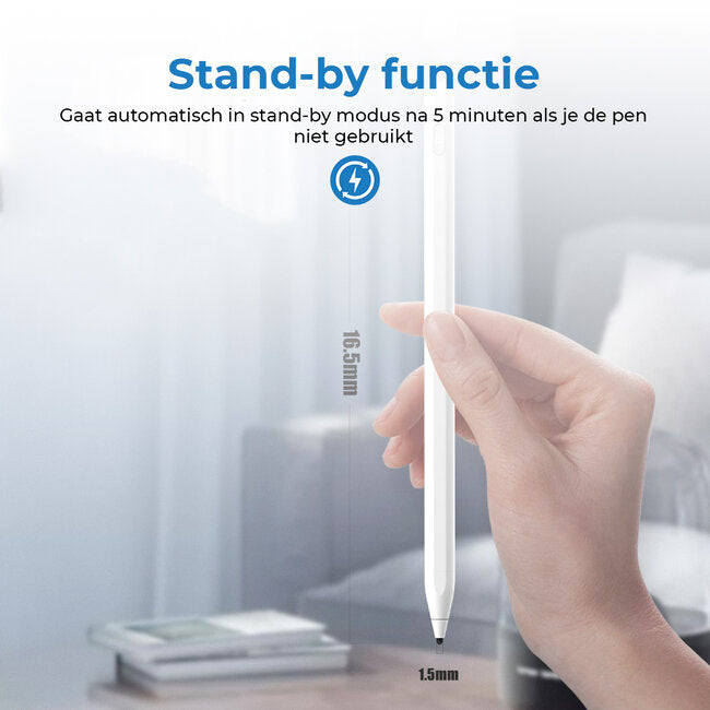 Active Stylus Pen - Universele Touchscreen Pen - Stylus Pen geschikt voor Android / IOS - Met 2 extra punten