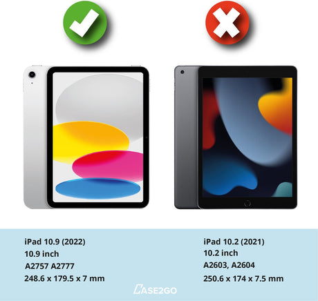 Cover2day - Bluetooth Toetsenbord hoes geschikt voor Apple iPad 10 10.9 Inch (2022)