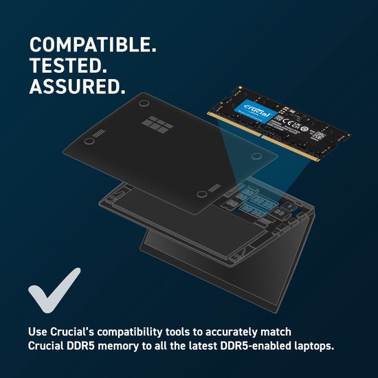 SO DDR5 32GB PC 5600 CL46 Crucial ( notebook )