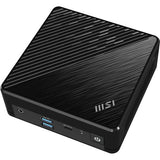 MSI Cubi N ADL S-078EU, Intel® N N100, 4 GB DDR4-SDRAM, 128 GB SSD, Windows 11 Pro Mini PC Zwart