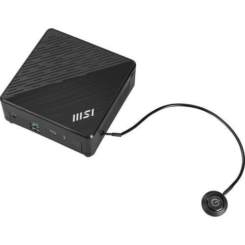 MSI Cubi N ADL S-078EU, Intel® N N100, 4 GB DDR4-SDRAM, 128 GB SSD, Windows 11 Pro Mini PC Zwart