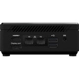 MSI Cubi N ADL S-078EU, Intel® N N100, 4 GB DDR4-SDRAM, 128 GB SSD, Windows 11 Pro Mini PC Zwart