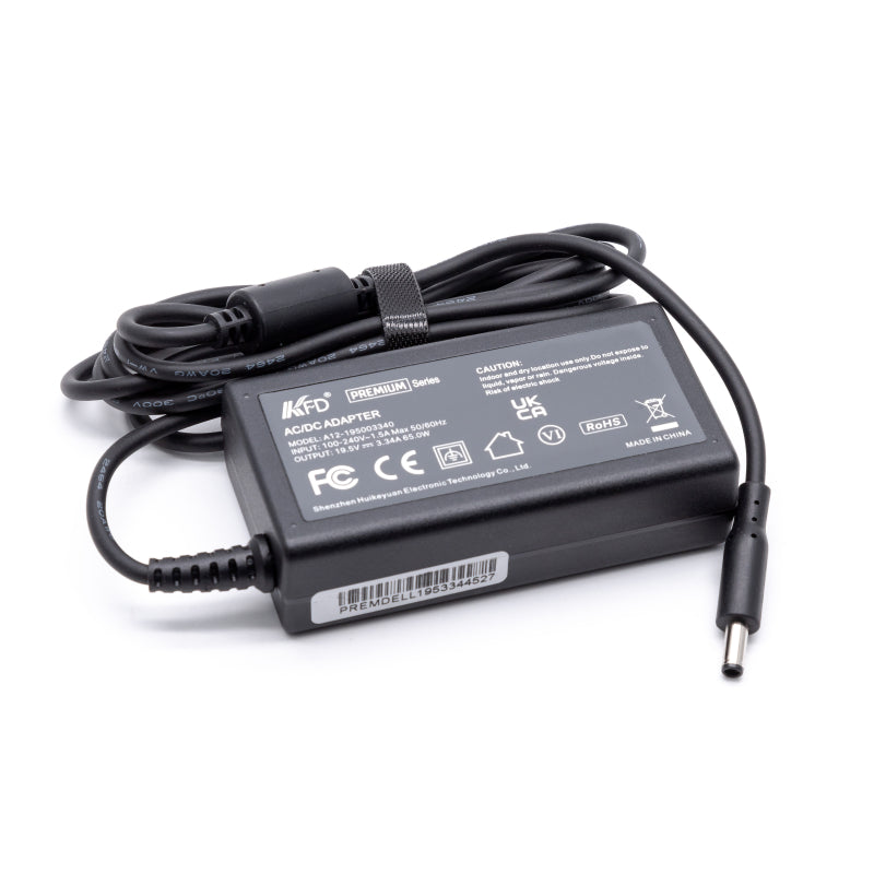 Premium adapter in retailverpakking  Dell 19,5V 3,34A 4,5mm * 2,7mm incl. netsnoer