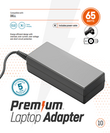 Premium adapter in retailverpakking  Dell 19,5V 3,34A 4,5mm * 2,7mm incl. netsnoer