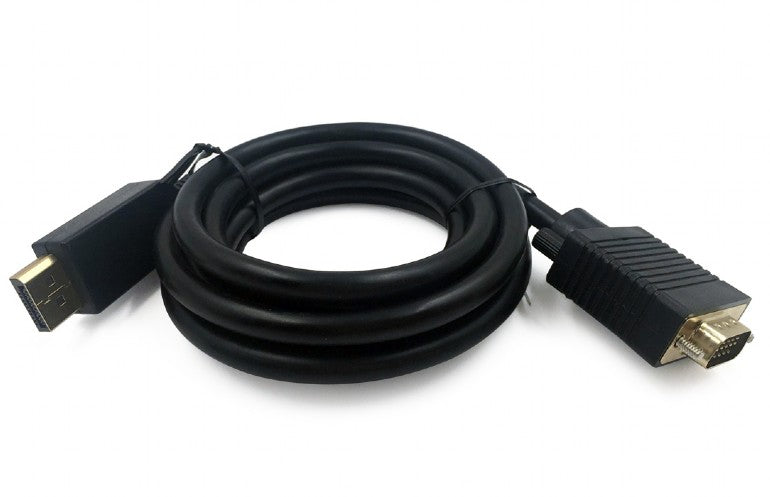 Gembird CCP-DPM-VGAM-6 video kabel adapter 1,8 m VGA (D-Sub) DisplayPort Zwart