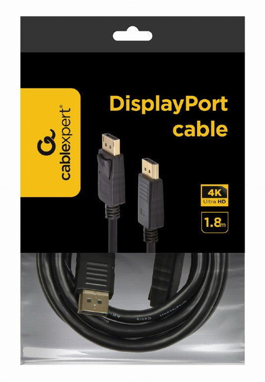 Gembird CC-DP2-6 DisplayPort kabel 1,8 m Zwart