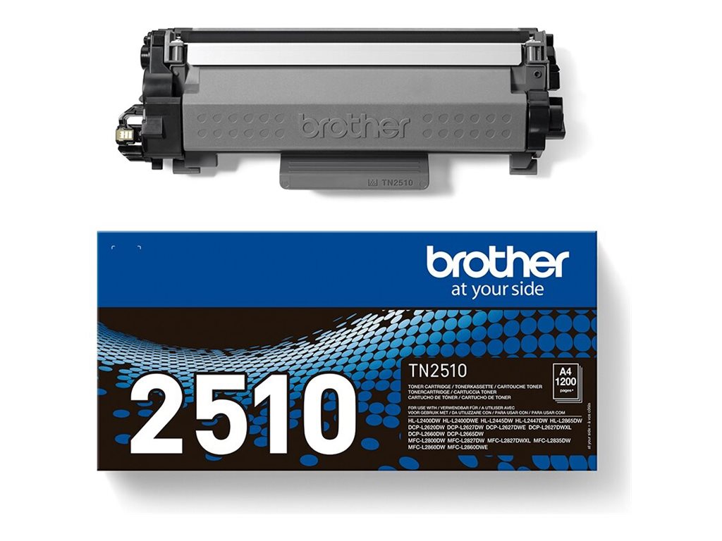 BROTHER TN2510 Black Toner Cartridge ISO Yield up to 1.200 pages