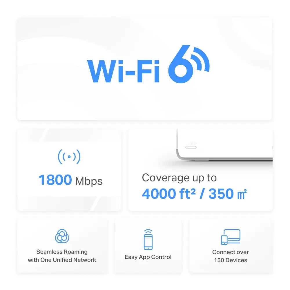 Mercusys AX1800 WiFi 6 Mesh - set van 2