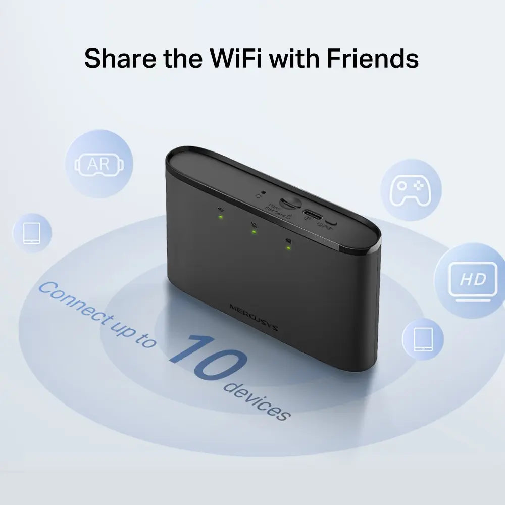 Mercusys 4G LTE Mobile Wi-Fi router