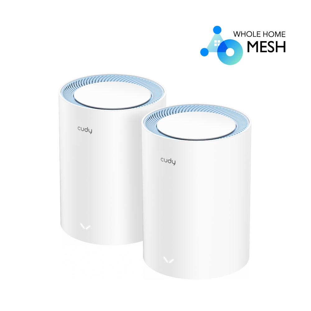 Cudy M1200(2-PACK) AC1200 wifi mesh systeem 10/100