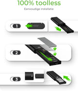 IcyBox externe behuizing USB Type-C Behuizing voor M.2 NVMe SSD