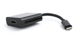 Gembird A-CM-HDMIF-01 USB grafische adapter 3840 x 2160 Pixels Zwart