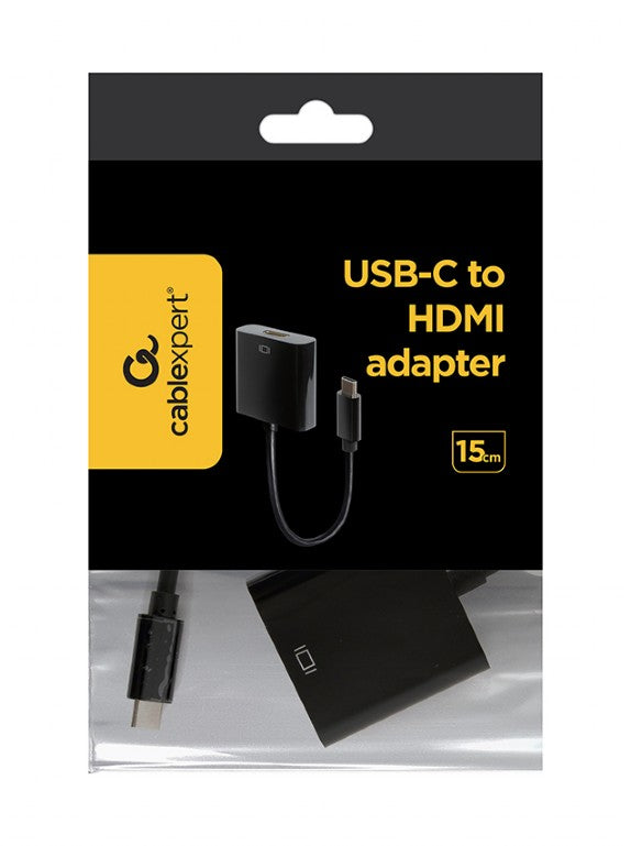 Gembird A-CM-HDMIF-01 USB grafische adapter 3840 x 2160 Pixels Zwart