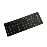 Keyboard Stickers for any Laptop, Desktop ,Notebook Black-White black  / White-black English US layout 11mm*13mm
