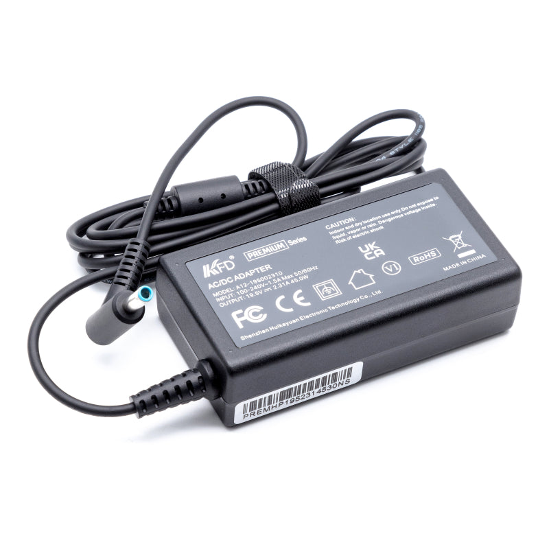 Premium adapter in retailverpakking HP 19,5V 2,31A 4,5mm * 3,0mm incl. netsnoer