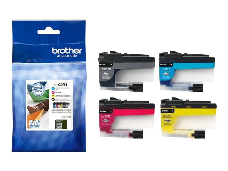 BROTHER LC426VAL Ink Cartridge Black Cyan Magenta Yellow Multipack