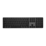 LMP Bluetooth Aluminium Toetsenbord voor APPLE / Mac OS – Numeriek Keyboard – Multi-hostfunctie – 110 Toetsen – QWERTY (NL) – Draadloos – Compact – Zilver/Wit (kopie)
