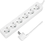 Logilink stekker omlijsting 6-voudig , wit