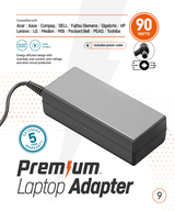 Premium adapter in retailverpakking  Asus  19V 4,74A - 5,5mm * 2,5mm incl. netsnoer 90w
