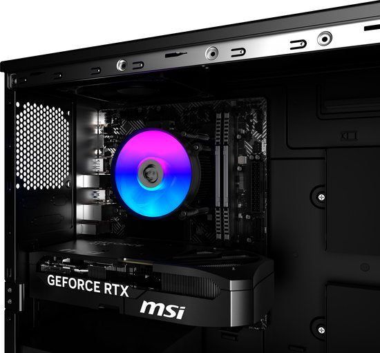 MSI GPC MAG Infinite S3 14NVL5-104EU, Intel® Core, i5-14400F, 16 GB DDR5-SDRAM, 1 TB SSD, NVIDIA GeForce RTX 5060, Windows 11 Home Desktop PC Zwart