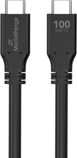 MediaRange Lade- & gegevenskabel USB-C E-Mark-Chip 10Gbit/s 3m