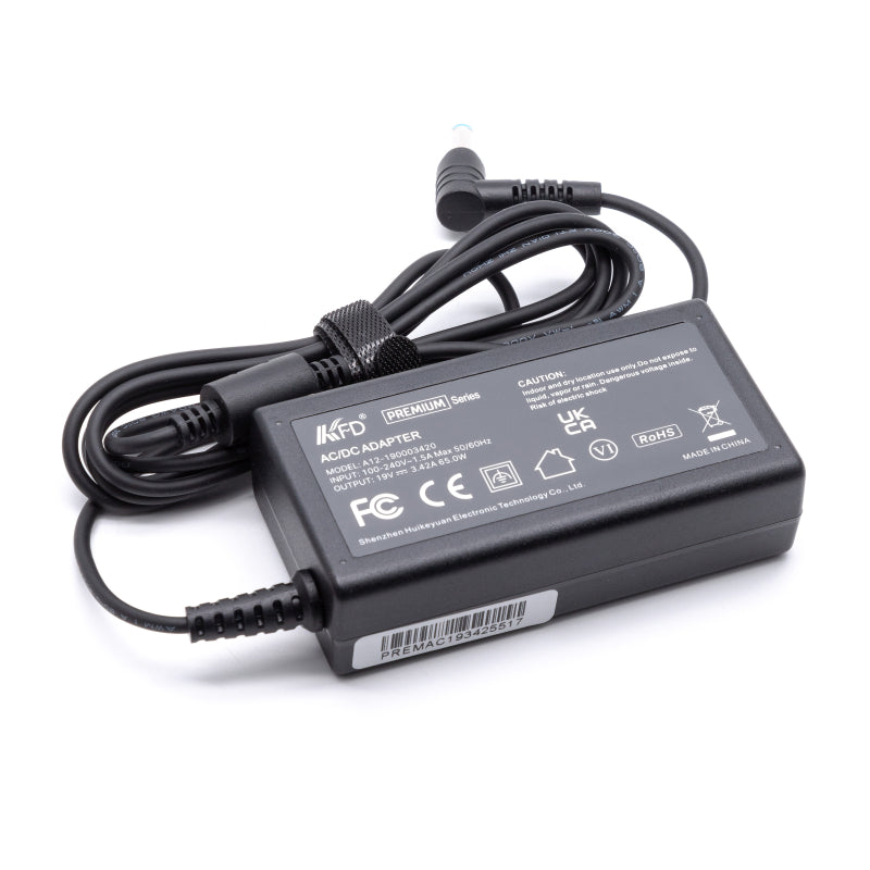 Premium Acer adapter in retailverpakking 19V 3,42A 5,5mm * 1,7mm incl. netsnoer
