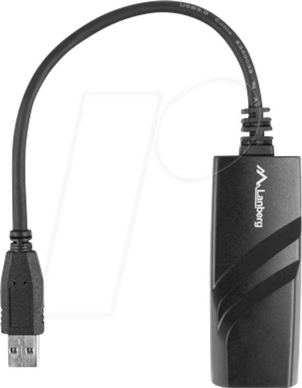 Lanberg USB->RJ45 Netzwerkkaart USB 3.0 1x RJ45 1GB Kabel