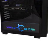 White Shark WARHEAD , Midi Tower Case , Inclusief 4 RGB Fans  Zwart