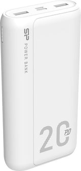 Silicon Power QS15 20000mAh Power Bank | Lithium-Polymeer | Wit