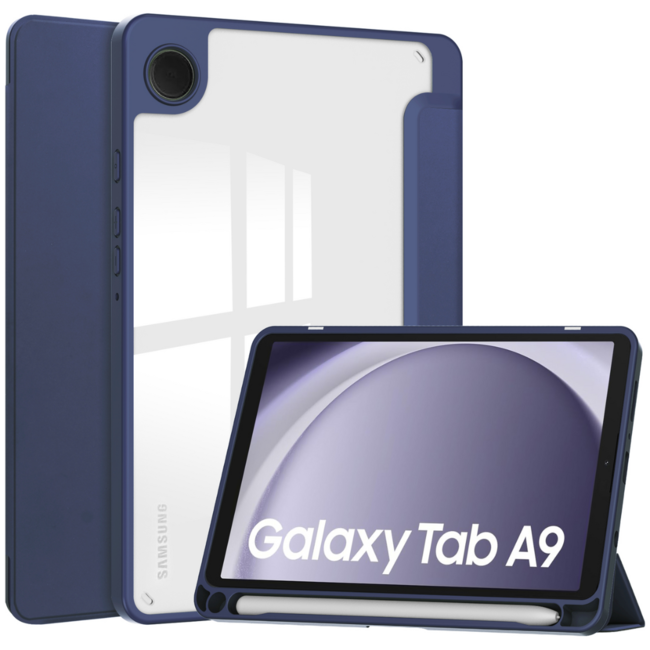 Tablet hoes geschikt voor de SamsungGalaxy Tab A9 (2023) - Donker Blauw