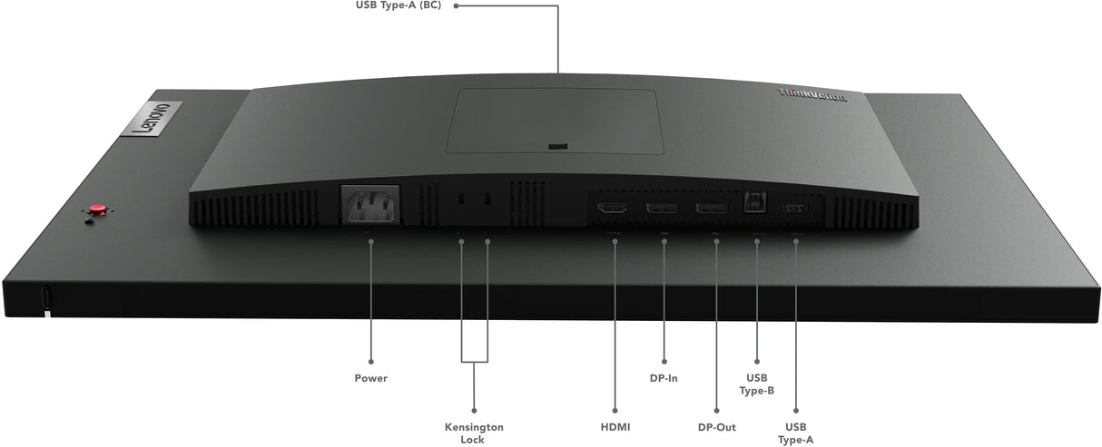 Lenovo ThinkVision P24q-30 LED display 60,5 cm (23.8"), 2560 x 1440 Pixels Quad HD, Zwart
