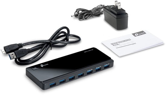 TP-Link USB-Hub 7x USB 3.0 UH700 (V4.0) met NT 12v/2,5A retail