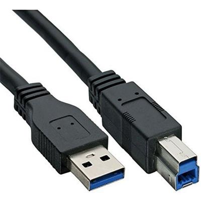 USB 3.0 aansluitkabel Connector 1: USB A Male Connection 2: USB B male 5.0Gbit/s Lenge: 1.8 Meter Nieuw