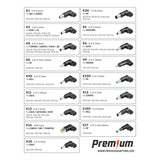 Premium universele adapter in retailverpakking 90 Watt 17-tips  incl. netsnoer