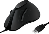 Logilink muis ergonomisch Vertical 5 toetsen 1000dpi zwart