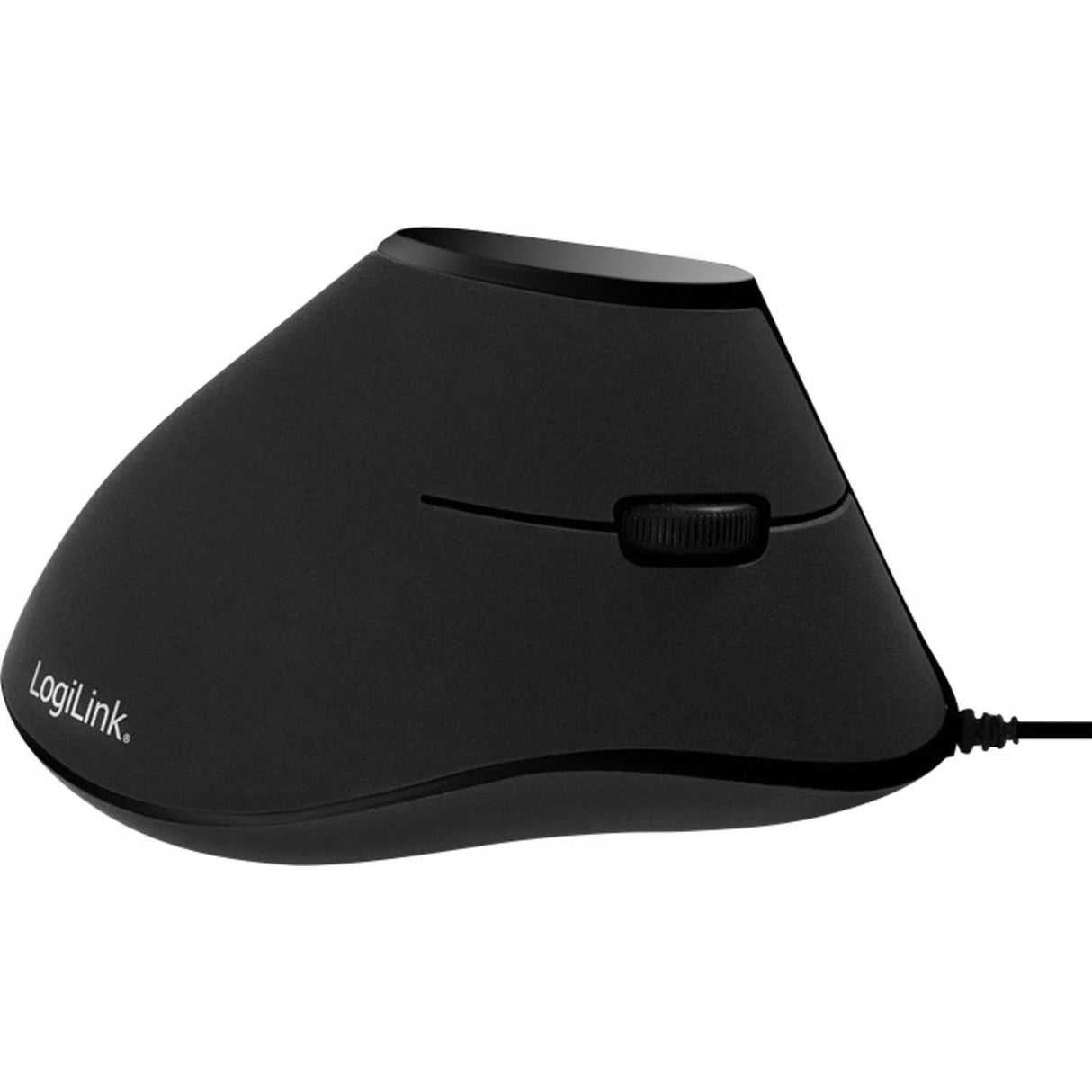 Logilink muis ergonomisch Vertical 5 toetsen 1000dpi zwart
