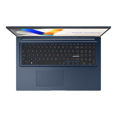 ASUS Vivobook 17, X1704VA-AU952W, Intel Core 5 120U, Laptop 43,9 cm (17.3") Full HD, 16 GB DDR4-SDRAM, 512 GB SSD, Wi-Fi 6 (802.11ax), Windows 11