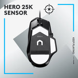 Logitech G G502 X muis Rechtshandig USB Type-A Optisch 25600 DPI