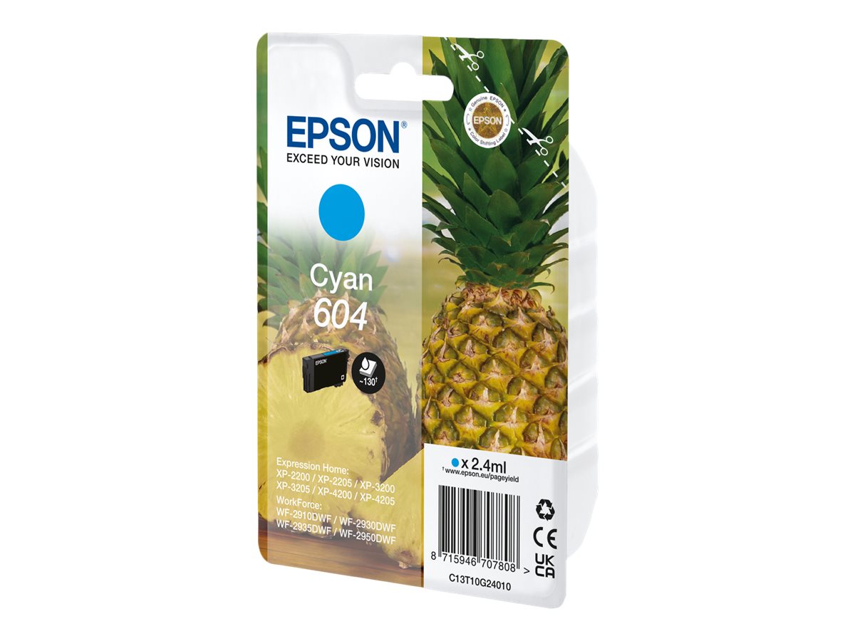 EPSON Singlepack Cyan 604 Ink