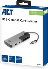 ACT AC7052 USB-C - 3XUSB-A, PD, CARD 0,15 1 stk