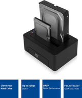 ACT AC1504 Dual Docking Station Harde schijf – 2.5/3.5” SATA HDD/SSD
