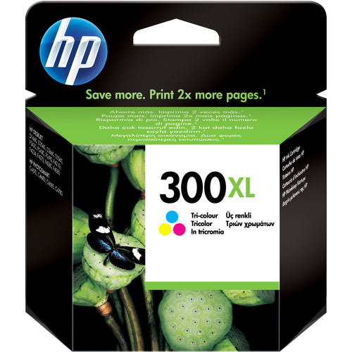 HP 300XL Original Ink Cartridge - Cyan, Magenta, Yellow - Inkjet - 440 Pages - 1 Pack