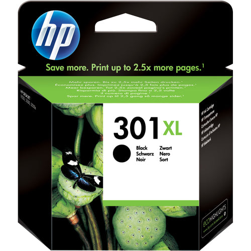 HP 301XL Original Ink Cartridge - Black - Inkjet - 1 Pack