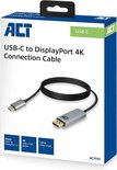 ACT AC7035 USB-C to DisplayPort 4K connection cable 1,8m