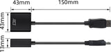 ACT DisplayPort male naar DVI kabel (DVI-D Dual Link) female adapter, Full HD 60Hz, 15cm aansluitkabel – AC7510