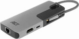 ACT AC7042 USB-C 4K multiport adapter met HDMI, USB-A, LAN, USB-C PD Pass-Through 60W