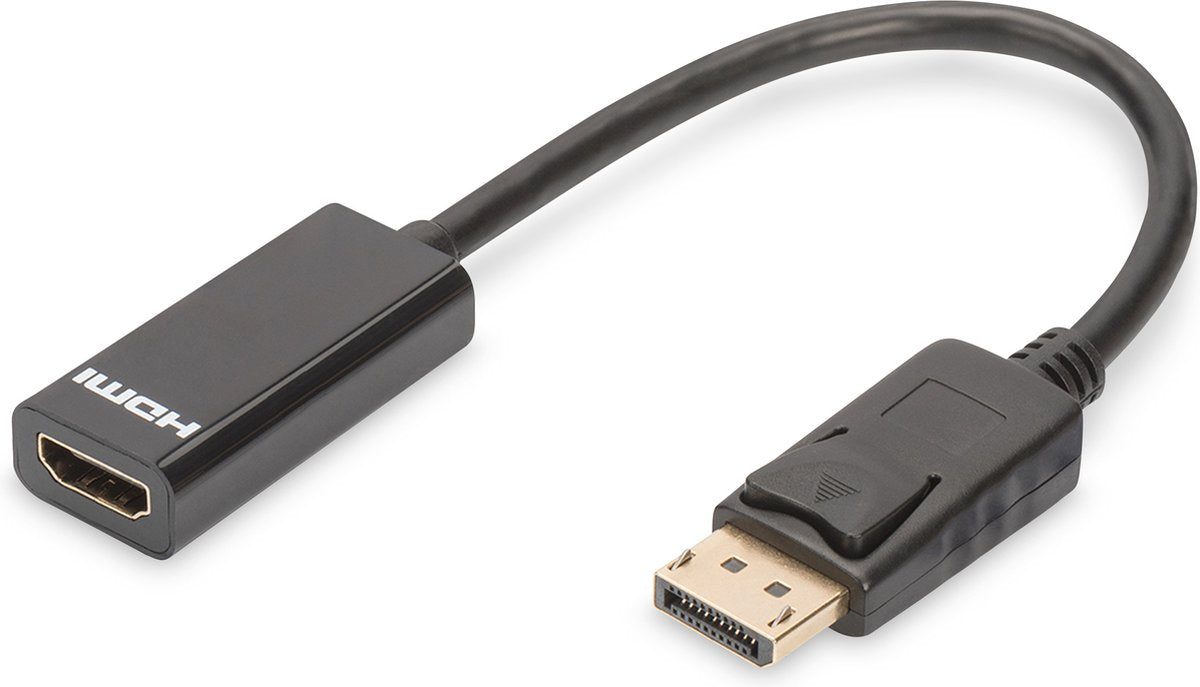 DIGITUS DisplayPortKabel DPort -> HDMI-A St/Bu 0.15m