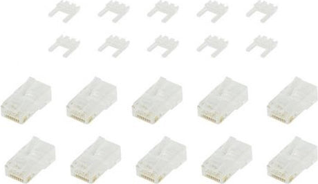 ACT RJ45 Connector CAT6, UTP Stekker voor Netwerkkabel, 10 stuks – AC4115